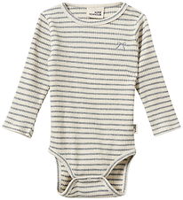 Sofie Schnoor Body l/æ - Rib - DicteSK - Grey Striped