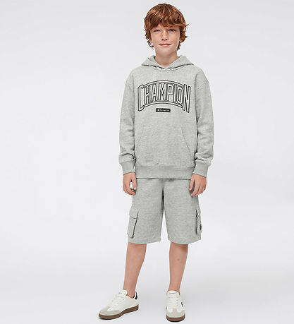 Champion Kapuzenpullover - Grey Melange