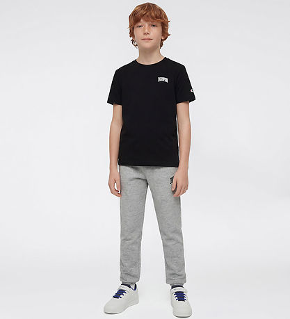 Champion Sweatpants - Grey Melange m. Logo