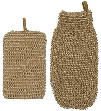 Meraki Svamp Og Eksfolierende Handske - MKJute - Natur