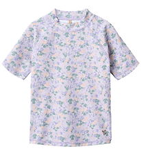 Wheat Badebluse - UV40+ - Jackie - Purple Light Petunias