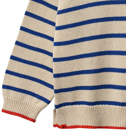 Wheat Bluse - Strik - Morgan - True Blue Stripe