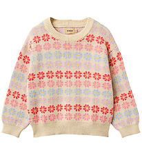 Wheat Bluse - Strik - Harlow - Sandshell Flowers