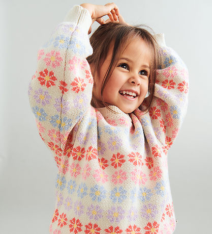 Wheat Bluse - Strik - Harlow - Sandshell Flowers