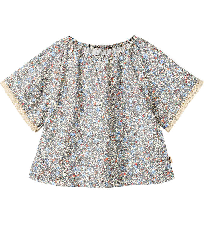 Wheat T-shirt - Hannah - Air Blue Flowers