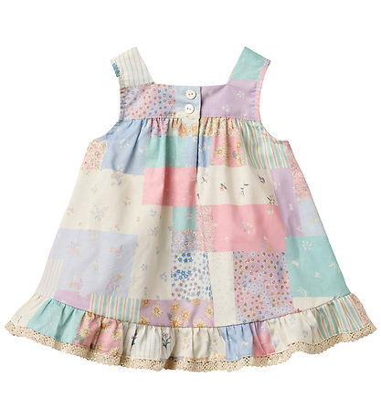 Wheat Kjole - Ayla - Patchwork Flowers