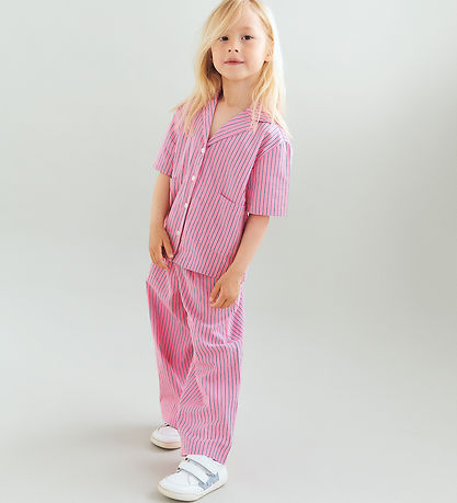 Wheat Skjorte - Vilma - Pink Stripe