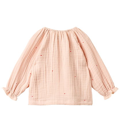 Wheat Bluse - Musselin - Merle - Powder Hearts