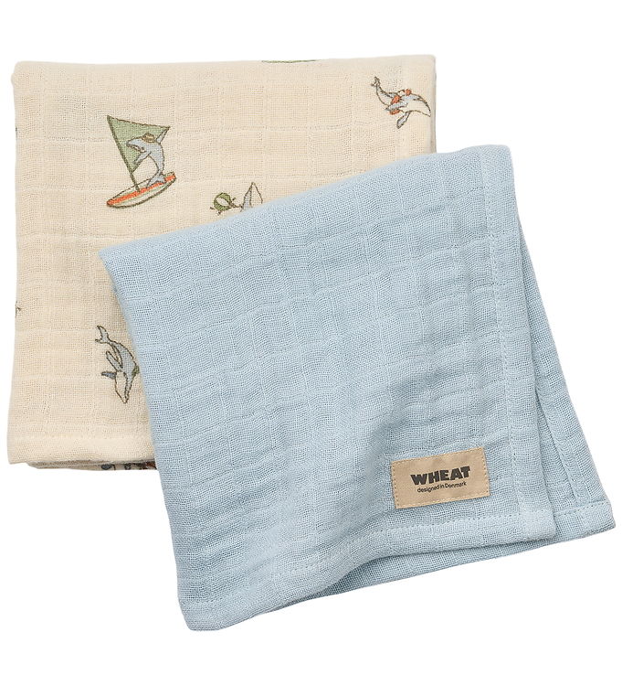 Wheat Stofbleer - 2-pak - Kaya - Summer Sky