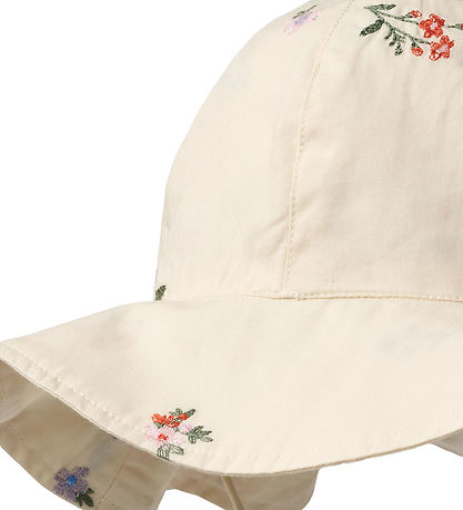 Wheat Solhat - Daisy - Ivory Embroidery Flowers