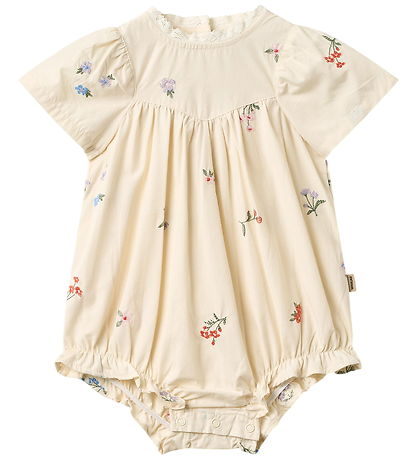 Wheat Sommerdragt - Margit - Ivory Embroidery Flowers