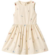Wheat Kjole - Thelma - Ivory Embroidery Flowers