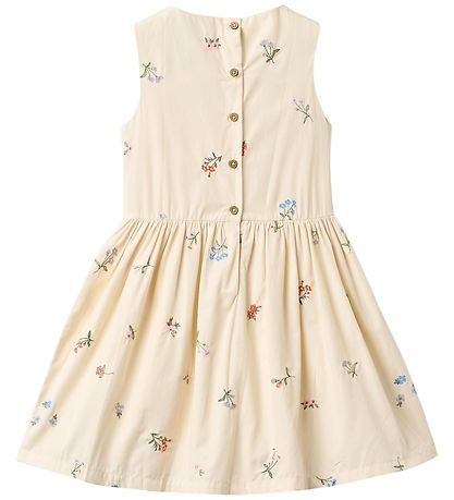 Wheat Kjole - Thelma - Ivory Embroidery Flowers