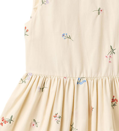 Wheat Kjole - Thelma - Ivory Embroidery Flowers