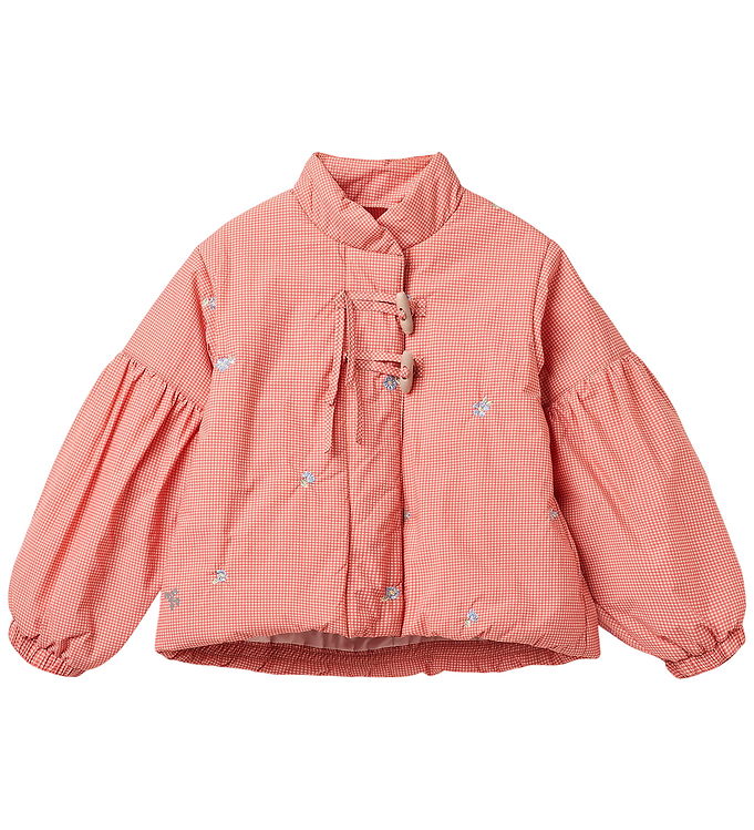 Wheat Dynejakke - Sola - Red Check