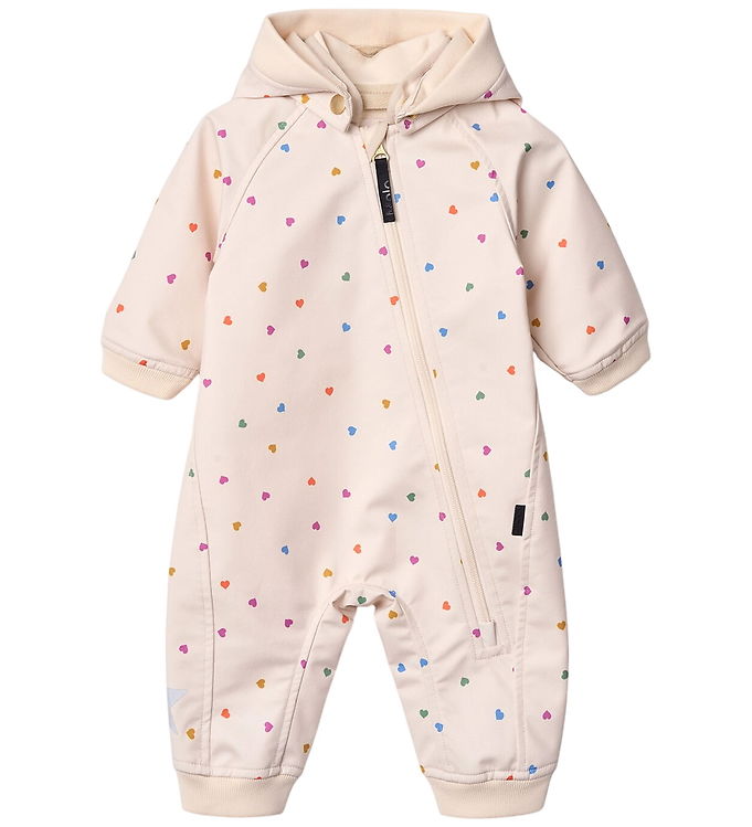 Molo Softshelldragt m. Fleece - Hill - Confetti Rainbow