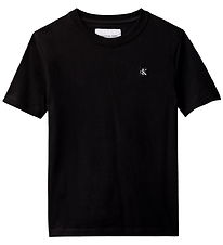 Calvin Klein T-shirt - Mono Mini Badge - Sort