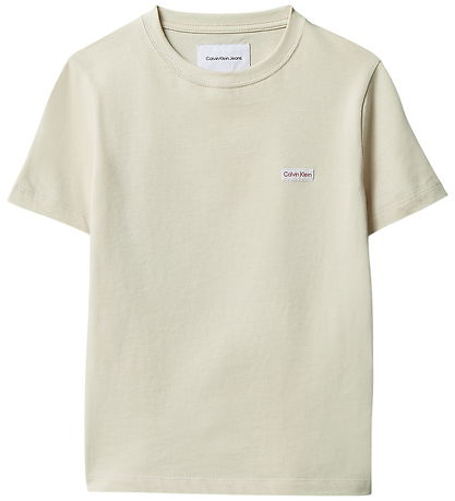 Calvin Klein T-shirt - Logo - Oatmeal Grey