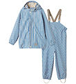 MarMar Regntøj m. Seler - PU - Oddy - Blue Stripe