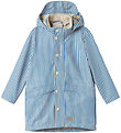 MarMar Regnjakke - PU - October - Blue Stripe
