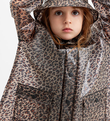 MarMar Regnjakke - PU - Odetta - Brown Leo