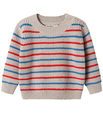 MarMar Bluse - Strik - Teno B - Tomato Mix Stripe