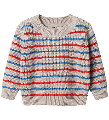 MarMar Bluse - Strik - Teno B - Tomato Mix Stripe