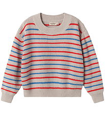 MarMar Bluse - Strik - Teno - Tomato Mix Stripe
