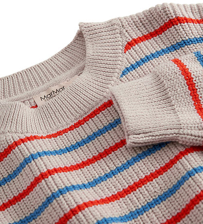 MarMar Bluse - Strik - Teno - Tomato Mix Stripe