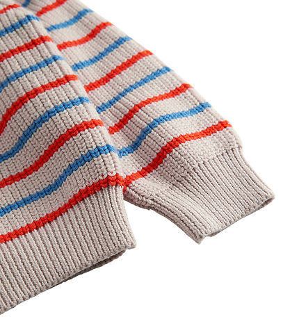 MarMar Bluse - Strik - Teno - Tomato Mix Stripe