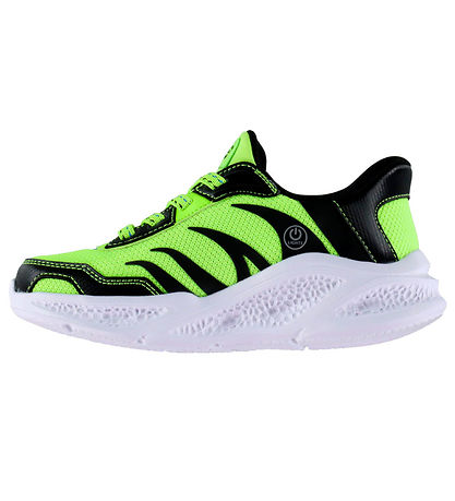 Skechers Sko - Meteor Lights - Brisk Beams - Lime/ Sort