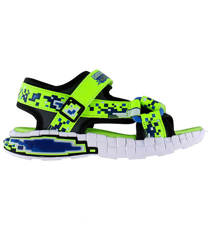 Skechers Sandaler - Mega Splash - Lime/ Sort