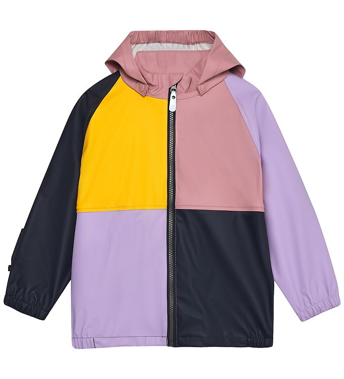 Color Kids Regnjakke - PU - Foxglove