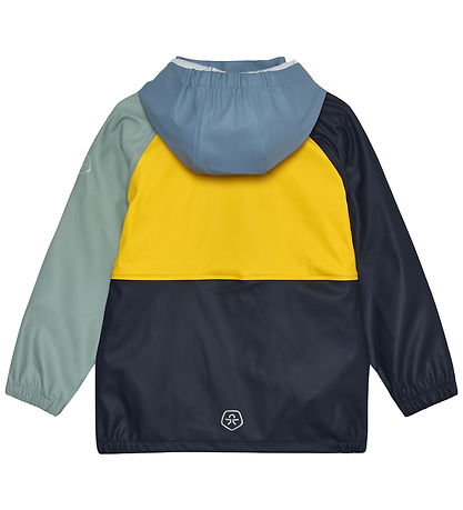 Color Kids Regnjakke - PU - Windward Blue