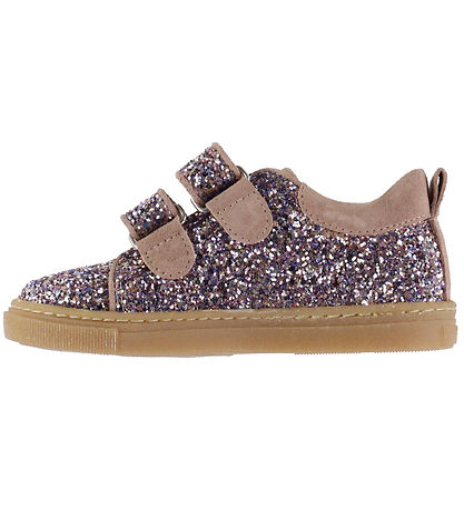 Angulus Sneakers - Glitter - Glitter Rosa