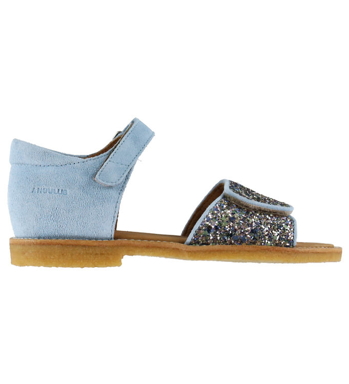 Angulus Sandaler - Glitter - Spring/Sky Blue