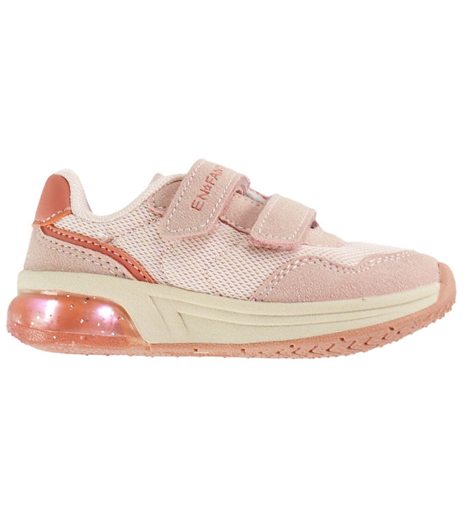 En Fant Sneakers m. Velcro/Lys - Sepia Rose