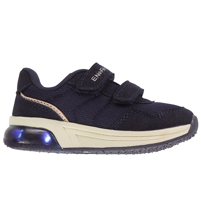 En Fant Sneakers m. Velcro/Lys - Parisian Night