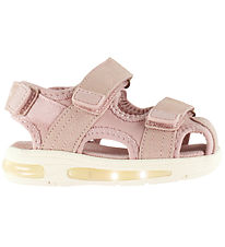 En Fant Sandaler m. Velcro/Lys - Sepia Rose