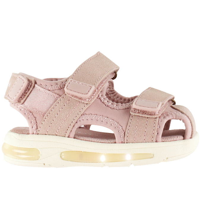 En Fant Sandaler m. Velcro/Lys – Sepia Rose