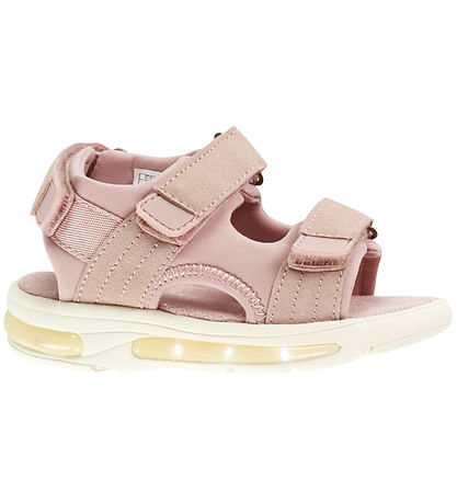 En Fant Sandaler m. Velcro/Lys - Sepia Rose