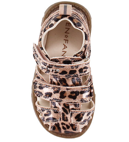 En Fant Sandaler m. Velcro - Sepia Rose