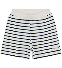 En Fant Sweatshorts - Stripe - Medieval Blue