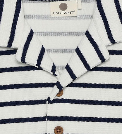 En Fant T-shirt - Stripe - Medieval Blue
