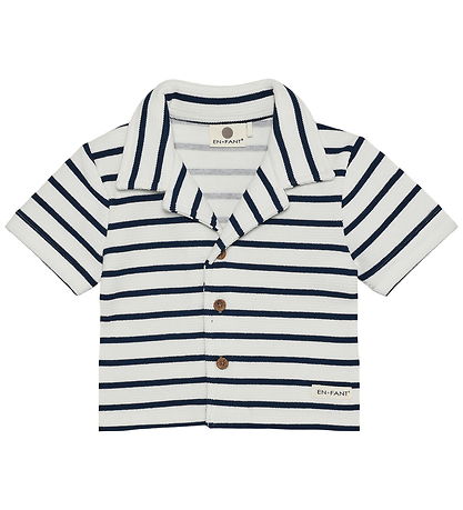 En Fant T-shirt - Stripe - Medieval Blue