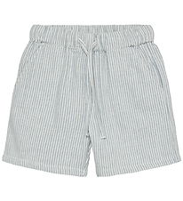 En Fant Shorts - Muslin Stripe - Citadel