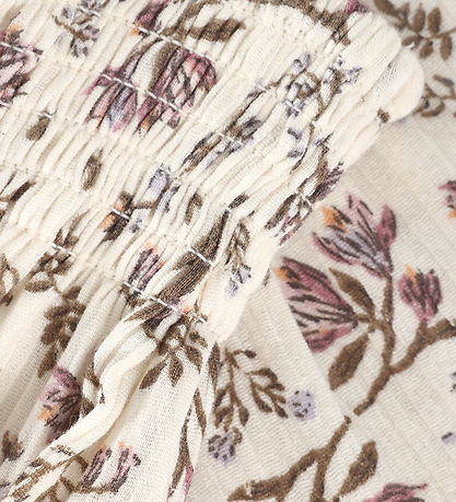 En Fant Nederdel - Floral Woven - Eggnog