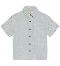En Fant Skjorte k/æ - Muslin Stripe - Citadel