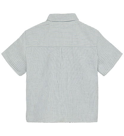 En Fant Skjorte k/æ - Muslin Stripe - Citadel