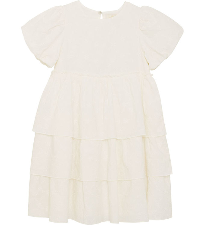 Creamie Kjole - Embroidery - Cloud